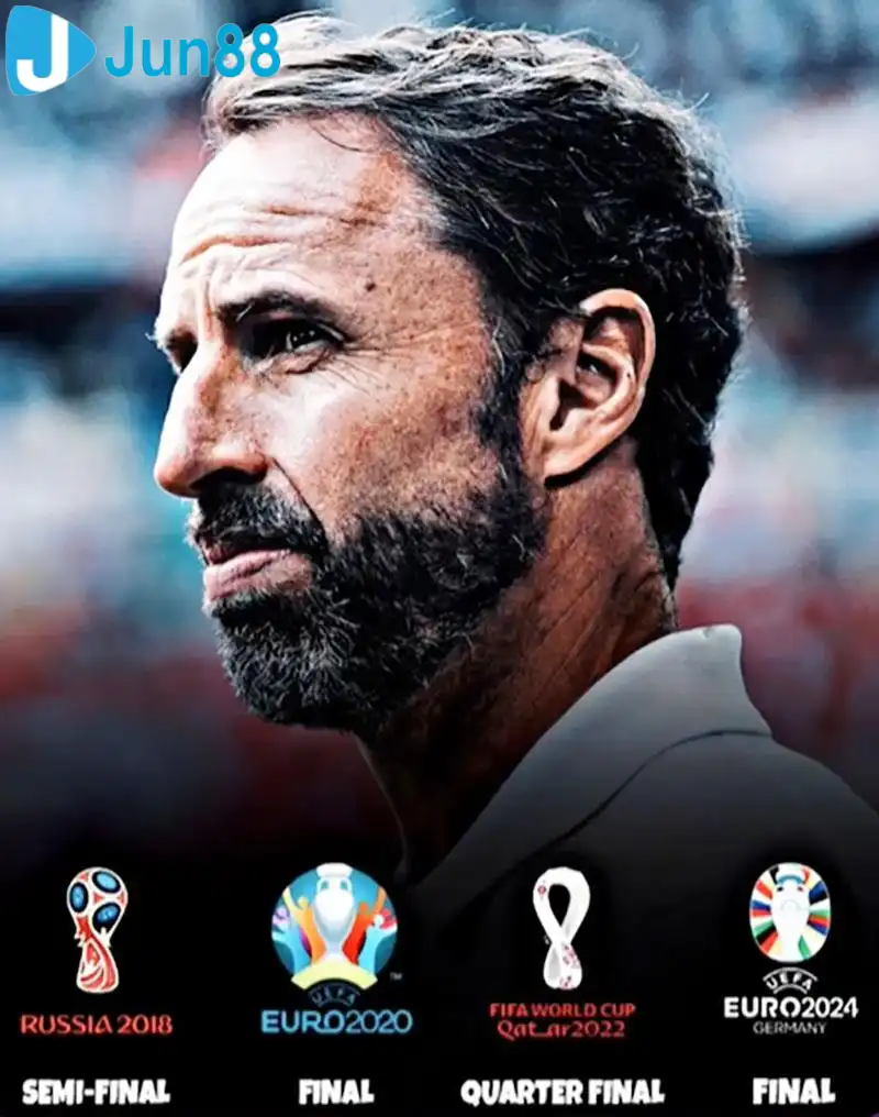 HLV Gareth Southgate rời tuyển Anh sau 4 lần tiến sâu tại các giải đấu đẳng cấp là World Cup và EURO..